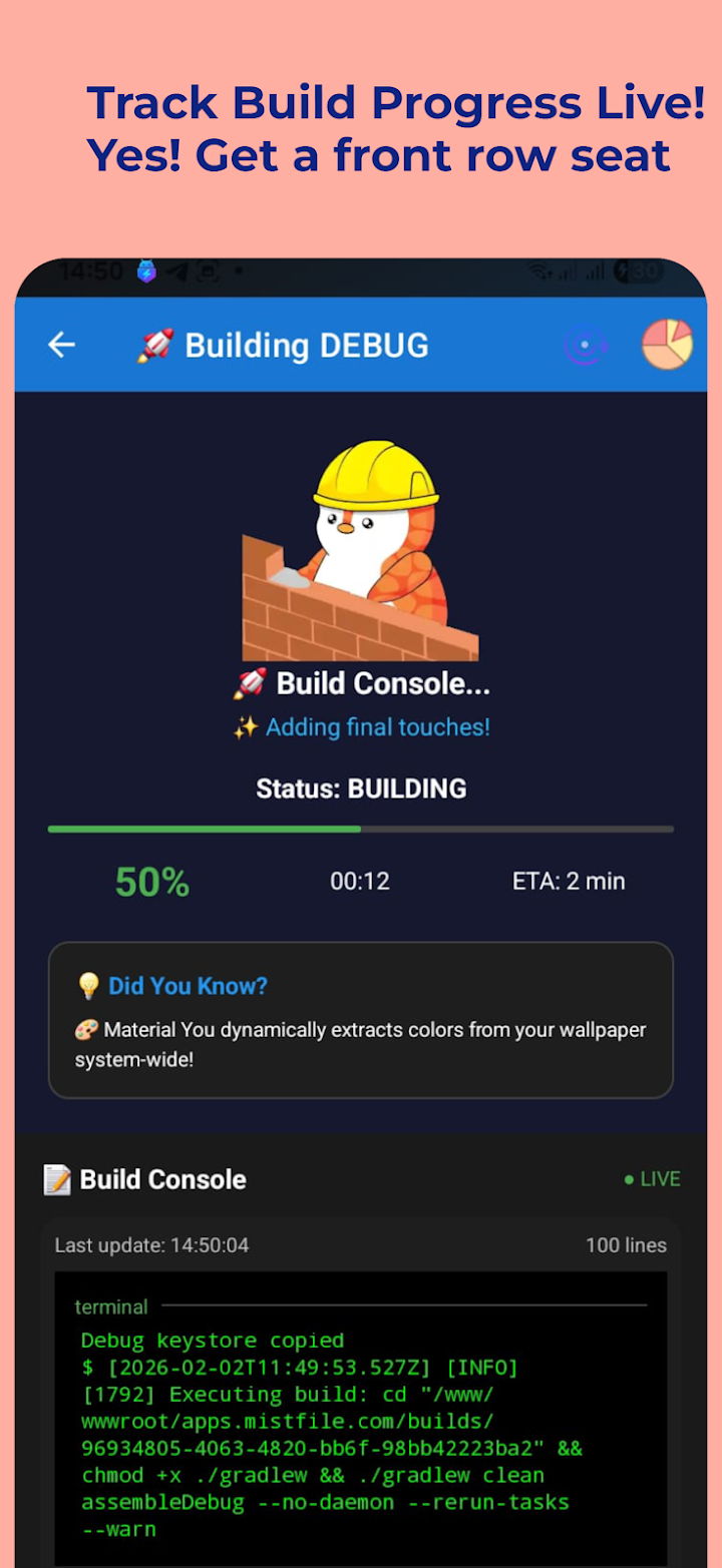 AppStudio-Android App Builder screenshot
