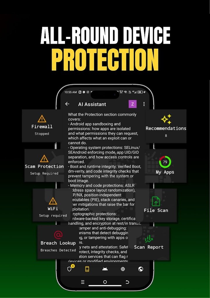Android Exploits Anti Hack Spy screenshot