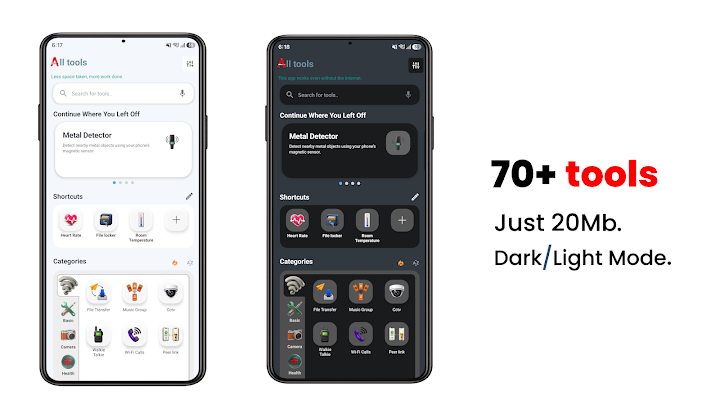 All Tools: 70+ Utilities screenshot