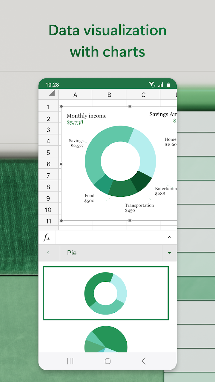 Microsoft Excel: Spreadsheets screenshot