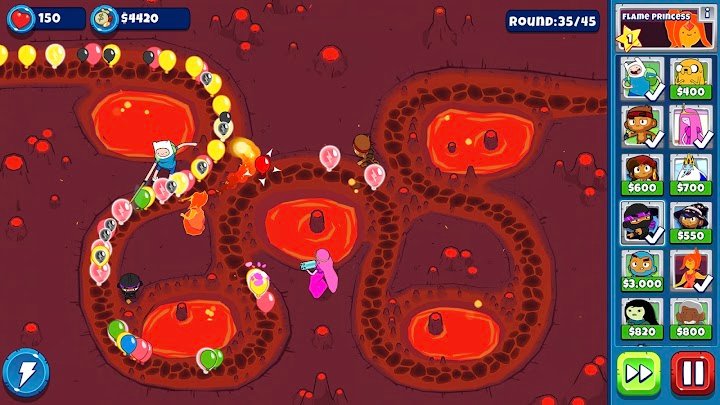Bloons Adventure Time TD screenshot