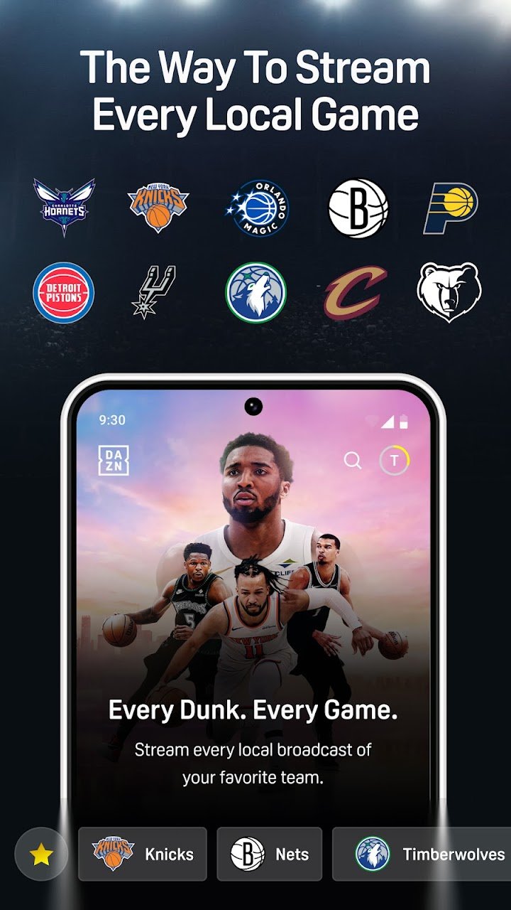 DAZN - Watch Live Sports screenshot