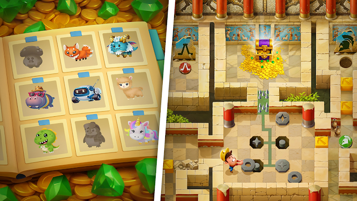 Diggy's Adventure Puzzle Game screenshot