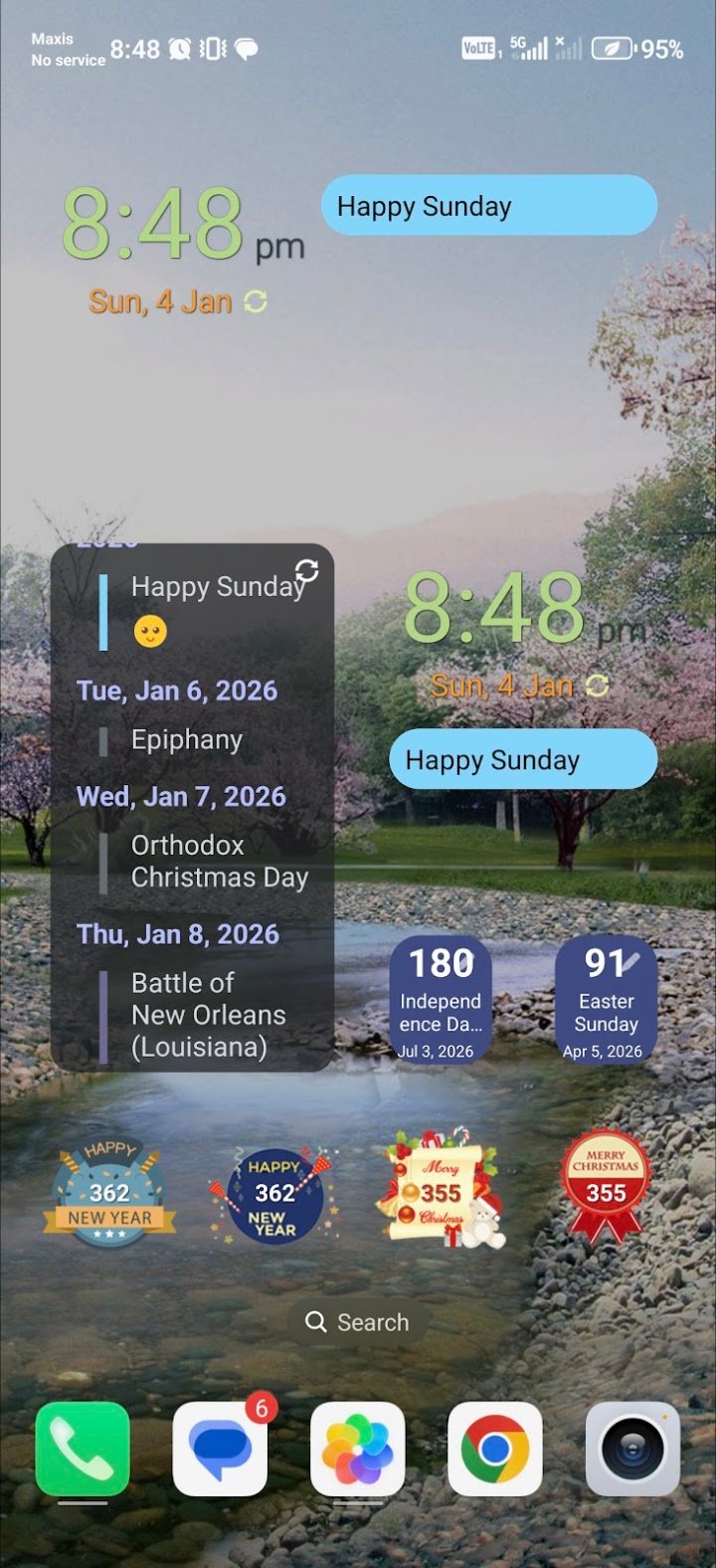 USA Calendar screenshot