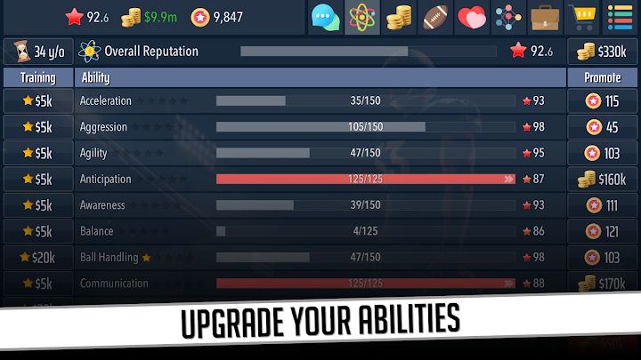 Football Superstar 2: USA Ed. screenshot